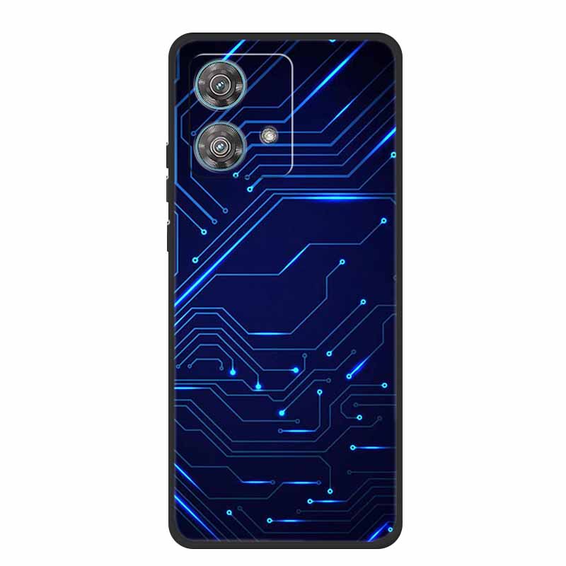 Чехол для Motorola Edge 40 Neo Животные ТПУ Мягкий Силиконовый Чехол для Телефона для Moto Edge 40 Neo 5G Edge40 Neo Ударопрочный Волк Fundas
