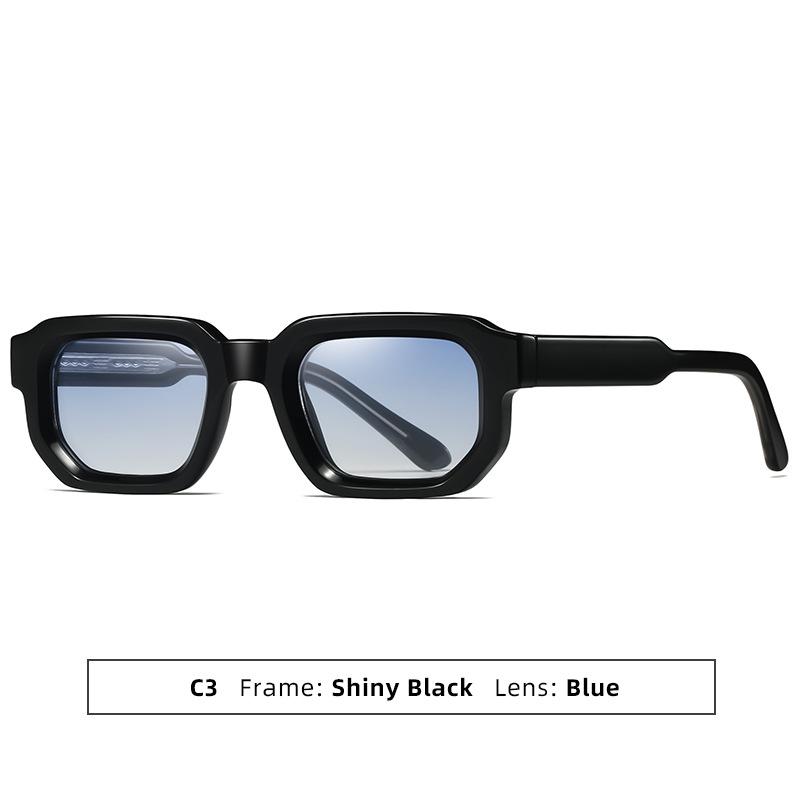 Винтажные Панк Квадратные Солнцезащитные Очки Женские Для Мужчин Мода Роскошный Дизайн Бренда Оттенки Для Вождения На Открытом Воздухе Популярные Мужские Классические Солнцезащитные Очки