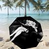 Betty Boop Print Umbrella Automatic Opening/ Closing - Portable Foldable Design - Daily use for Travel/Outdoor - Gift for Birthday