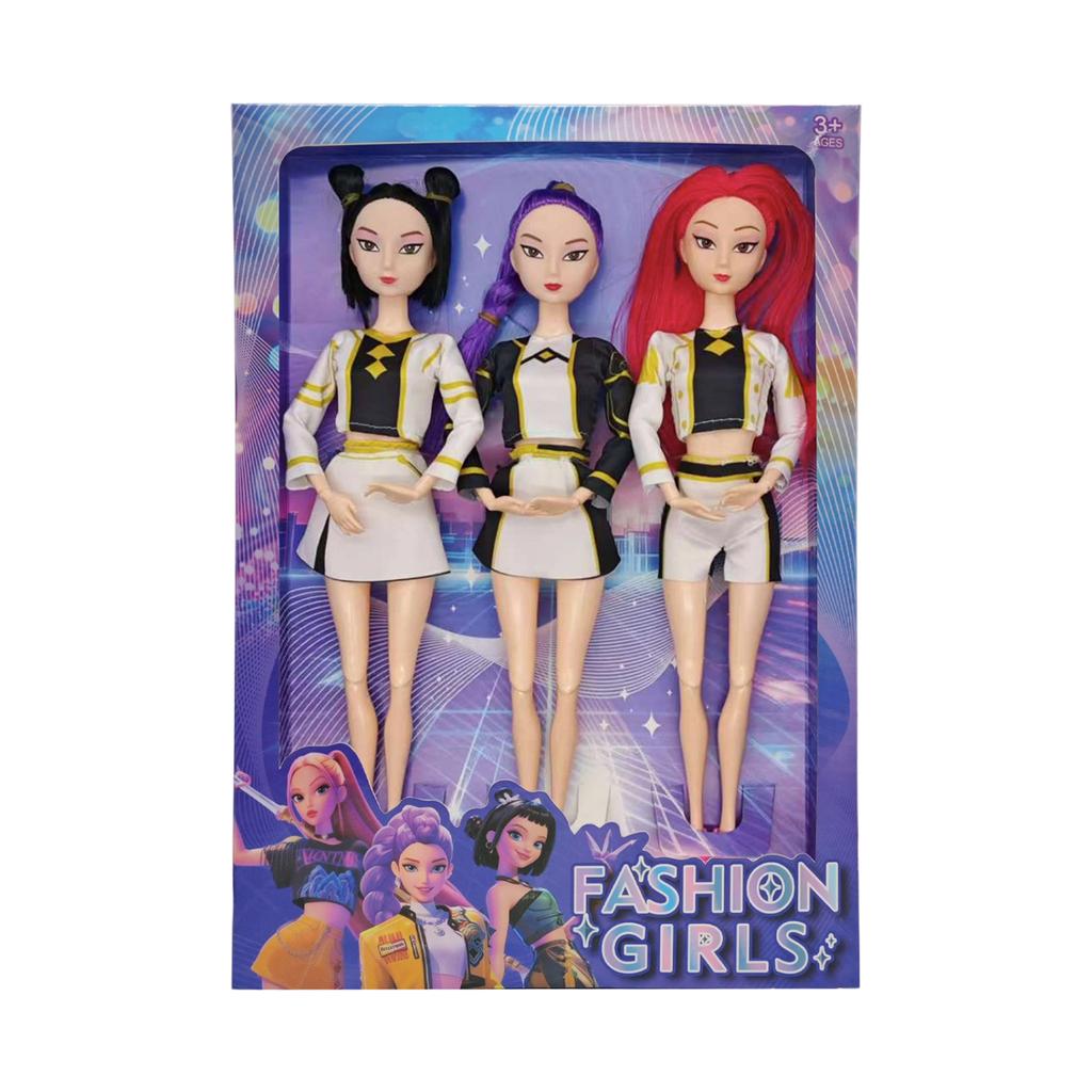 Коллекция модных пластиковых кукол с уникальными стильными нарядами и красочными прическами. Идеальный подарок для детей, чтобы и творить.