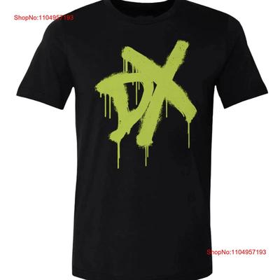 ГОРЯЧАЯ НОВАЯ черная футболка D Generation X все размеры от S до 45XL JJ5270 винтажная стираная универсальная дизайнерская одежда мода
