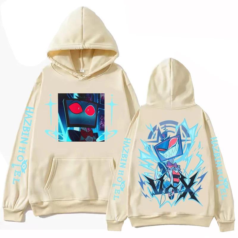Hazbin Hotel Vox Solo Metal Hoodie Man Woman Har