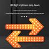 LED Directional Arrow Light 12V/24V for Trucks - Engineering, Construction, Warning, and Strobe Indicator.