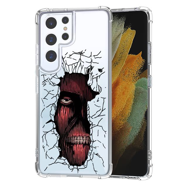 Чехол для телефона с изображением японского аниме «Атака Титанов» для Samsung S10 S20 Fe S21 S22 S8 S9 Plus S21ultra S22ultra, противоударный чехол, задняя крышка