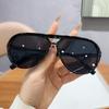 Fashion Women Large Frame Toad Mirror Classic Sunglasses Driving Street Photography Sun Glasses Men Glasses Uv