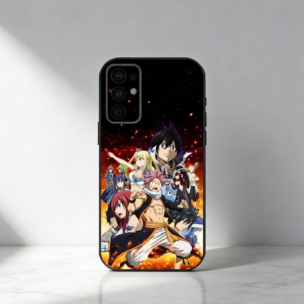 F-Fairy T-Tail Аниме Персонажи N-NATSU Чехол для телефона Для Samsung S25,S24,S21,S22,S23,S20,Ultra,S26,Plus,Fe,Note,5G Черный Чехол