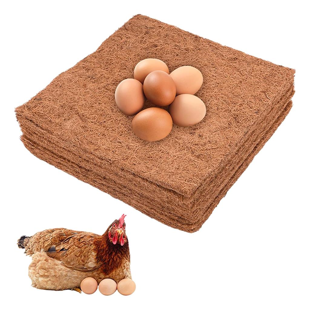 6pcs/10pcs Cutable Chicken Nesting Pads for Laying Eggs Nesting Pads for Chicken Coops Nesting Liners Easily To Clean