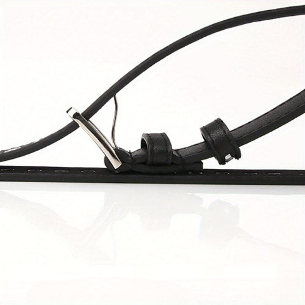 1Заклепка для петли ремня, повседневный ремень с пряжкой-штифтом, тонкий поясной ремень, универсальный ремень для джинсов.