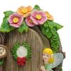 Сказочная дверь и окна для деревьев, Декор пня дерева, Набор для улицы, Домашний декор, Садовое искусство