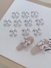 10 шт. Золотые Серебряные Банты для ногтей 3D Сплав DIY Украшения для ногтей