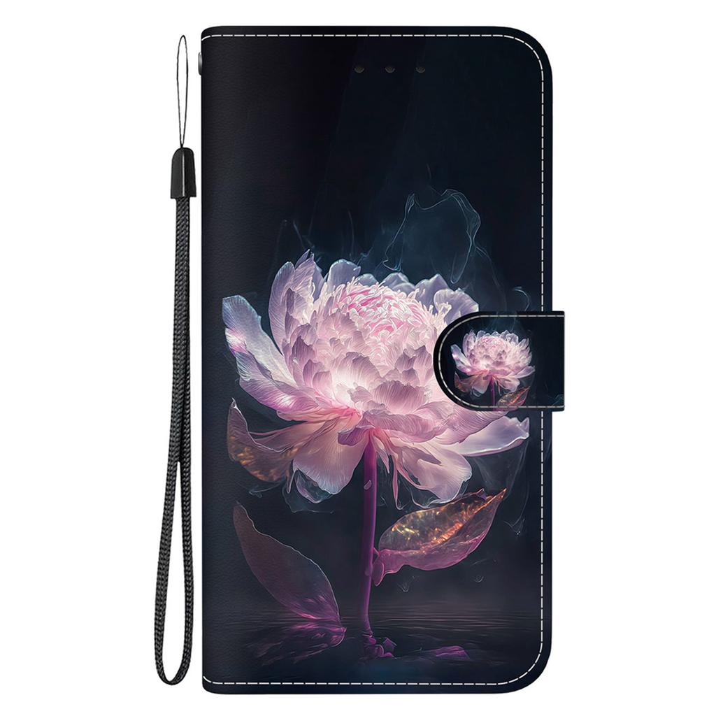 For Samsung Galaxy S26 Ultra Wallet Phone Case Anti-Drop Pattern Printing Leather Flip Cover with Strap