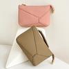 Простая сумка для смены geometric splicing card bag key lipstick earphone storage
