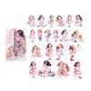 40pcs/pack Kawaii Ins Aesthetic Stationery Stickers Cute Doll PET Stickers DIY Scrapbook Diary Album Junk Journal Decoration