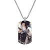 Tanjiro Nezuko Inosuke Zuhira Stainless Steel Color Printed Necklace Collection Holiday Gifts