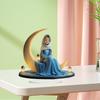 2D Flat Girl Statue Tabletop Sculpture Party Supplies Desk Decor Acrylic Desktop Figurine for
