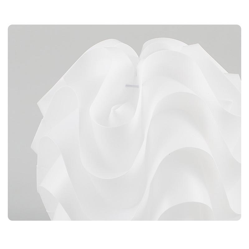 ПП Лампа-шар с волнами Абажур Лепесток Настольная лампа Абажур Свет Прочный Дизайн Крышка Защита абажура Домашний Шик