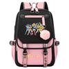 Новый аниме-рюкзак Sailor Moon с USB-подключением для подростков и школьников, мужской и женский, с откидной крышкой.