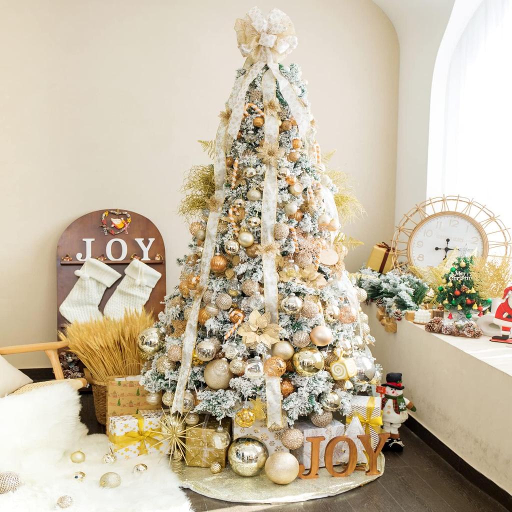 24PCS Shatterproof Christmas Ball Ornaments Xmas Tree Decorations Hanging Balls for Holiday Wedding Party Home Decor