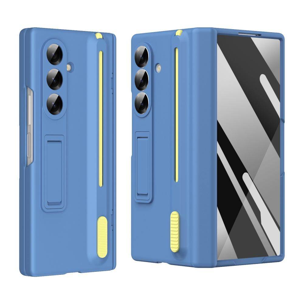 Защита всего экрана Складная подставка Чехол из ПК для Samsung Galaxy Z Fold 8 7 6 5 4 3 со слотом для стилуса Зажим-защелка Ударопрочный чехол