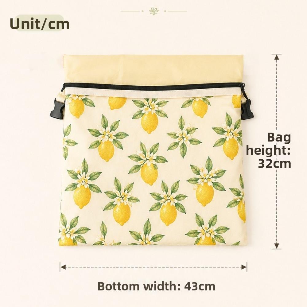 Lock Closure Bread Storage Bag Linen Cotton Beeswax Coated Bags New Sourdough Bread Bag for Baking