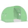 VidaXL Greenhouse Plant Shelter Flower Greenhouse Plant Greenhouse Vegetables Garden Resistant Durable Outdoor 6 M² Green 3x2x2 M 48158