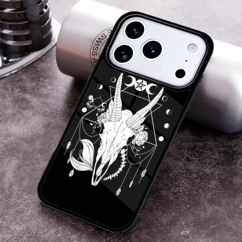 Чехол для телефона с пентаграммой для колдовства и оккультизма для iPhone 17,16e,15,14,13,12,11,Mini,Pro,MAX мягкий силиконовый чехол