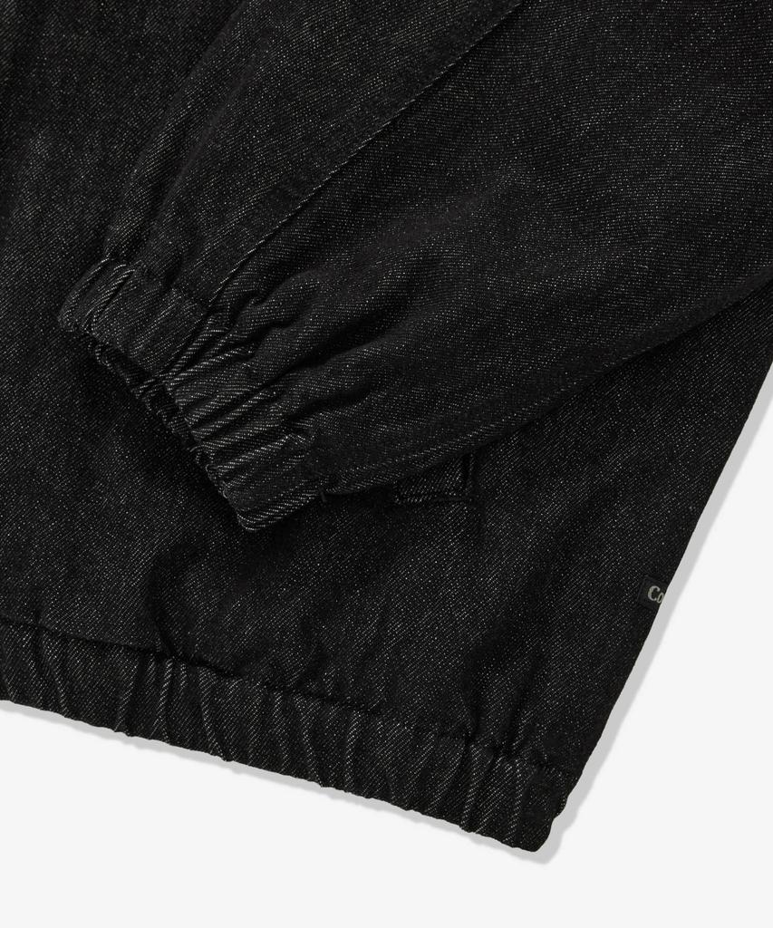 COVERNAT Ring Thread C Logo Denim Hooded Jacket Black