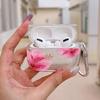 Прозрачная цветочная накладка на наушники для AirPods Pro2/Pro3/Pro, противоударная накладка на наушники для AirPods4/3/1/2, амортизирующая
