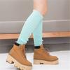 Women's Autumn Winter Warm Knitted Wool Leg Warmers Ladies' Fashion Fluorescent Color Leg Sleeves Korean Style Slouchy Socks