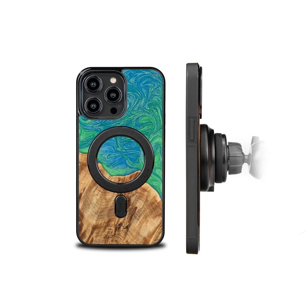 Bewood Unique case for iPhone 14 Pro Max - Turquoise with MagSafe