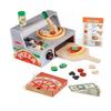 Melissa & Doug Деревянная игровая кухня Магазин пиццы Прилавок для пиццы Игрушка еда 9465 (Подлинный продукт)