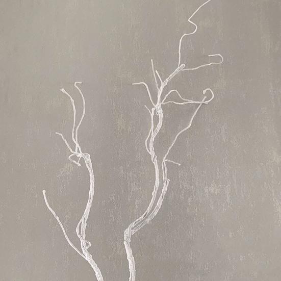 Artificial Branches Faux White Curly Willow Branch Decorative Plant Twigs for Flower Arrangement Vase Home Wedding Centerpieces