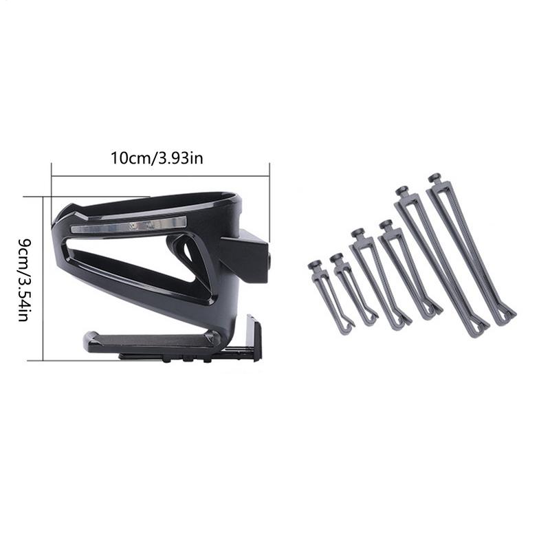 Многофункциональное автомобильное крепление для бутылки с зажимами, регулируемый автомобильный держатель для стакана для кофе, напитков, молока