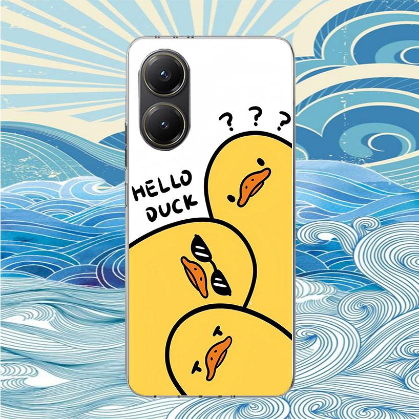 Funny Cute Yellow Duck You Phone Case For Xiaomi Poco X3 Nfc X4 X5 X6 X7 F7 Ultra F6 F5 F4 Gt F3 M6 M5S M5 M4 M3 Fundas Soft She