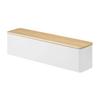 Cutlery Case with Lid, Long, Natural, Approx. 32.7 X 7.5 X 8cm, Rin, Dustproof, with Dividers, 5406