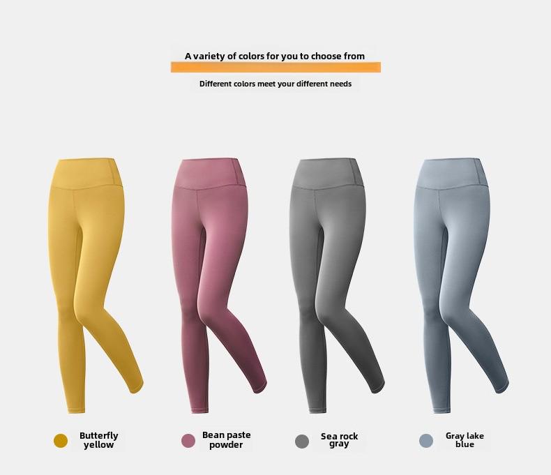 Женские бесшовные леггинсы для йоги с высокой талией