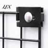Gridwall Reinforcement Clip 10Pcs Panel Connectors, Heavy Duty Stainless Steel Grid Wall Industrial Strength Accessory Clips, Black Joining Clips for