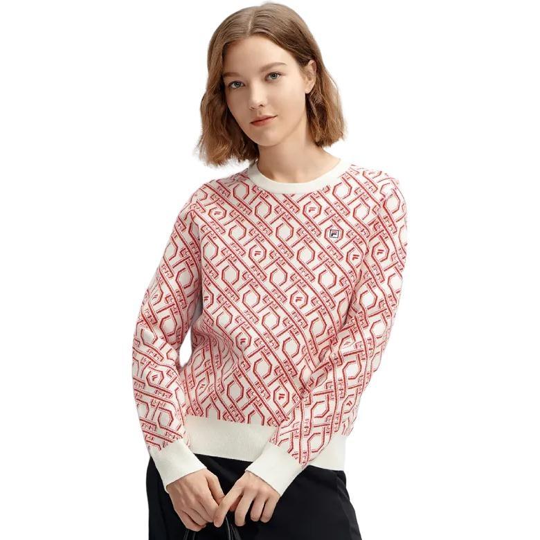 FILA MODERN HERITAGE Sweater Women's Legend Red F11W411401F-RD