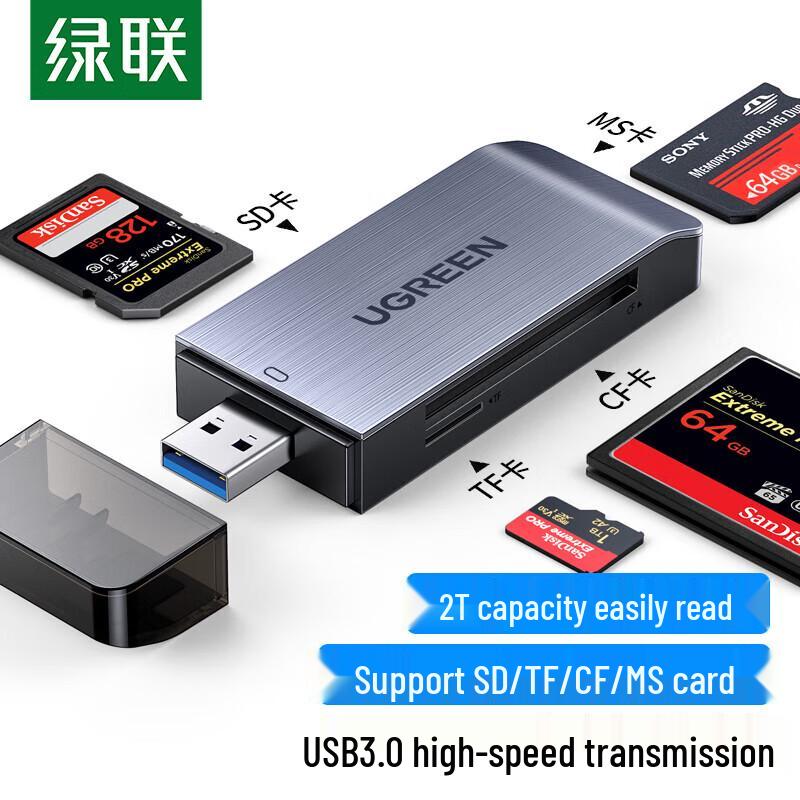 Ugreen Многофункциональный USB/Type-C кард-ридер