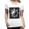 Yin Yang Symbol Tai Chi Bagua Feng Shui Gift Chinese Zen TShirt for Women Crew Neck Streetwear T Shirts Womens Clothes Tops