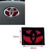 Наклейка-эмблема на руль автомобиля из углеродного волокна Для Toyota RAV4 Hilux Aygo Yaris Ractis Corolla Camry CHR Auris Tacoma