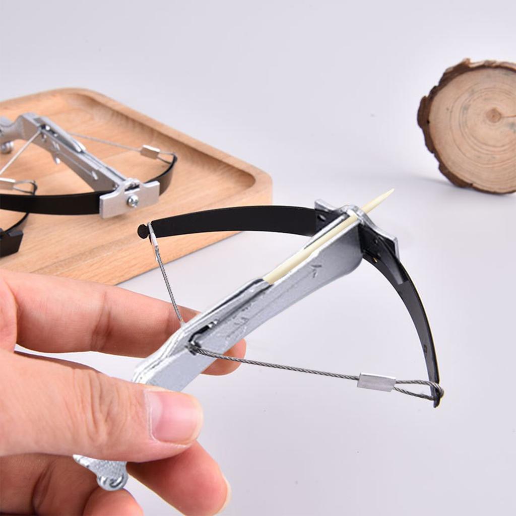 Коробка для зубочисток Сплав Голова волка Двуствольная игрушка, Сборная игрушка из сплава, Игрушка арбалет.