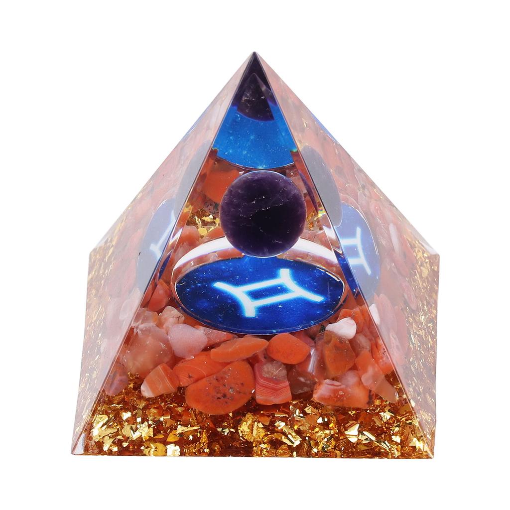 Созвездие Пирамидальный Камень для Позитивной Энергии Снижение Стресс Чакра Смола Исцеление Медитация Сила