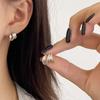 Элегантные Серебряные Серьги Высокого Качества для Женщин