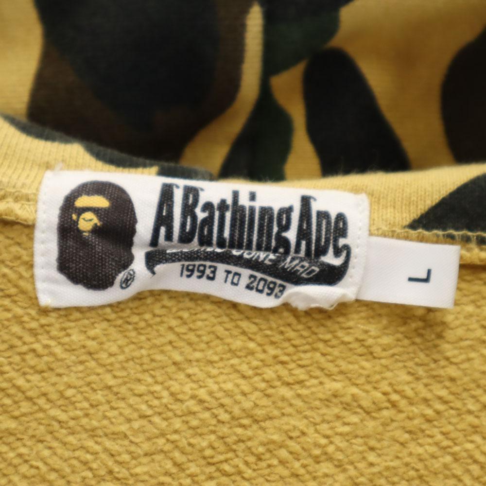 A BATHING APE Камуфляжный узор Толстовка с длинным рукавом на молнии камуфляж Мужская Б/У