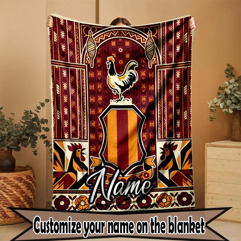 Custom Name Personalized Bradford City AFC Print Blanket, Home Decor, Bedroom, Sofa, Camping, Couch, Gifts for Birthday ChristmasEnthusiasts