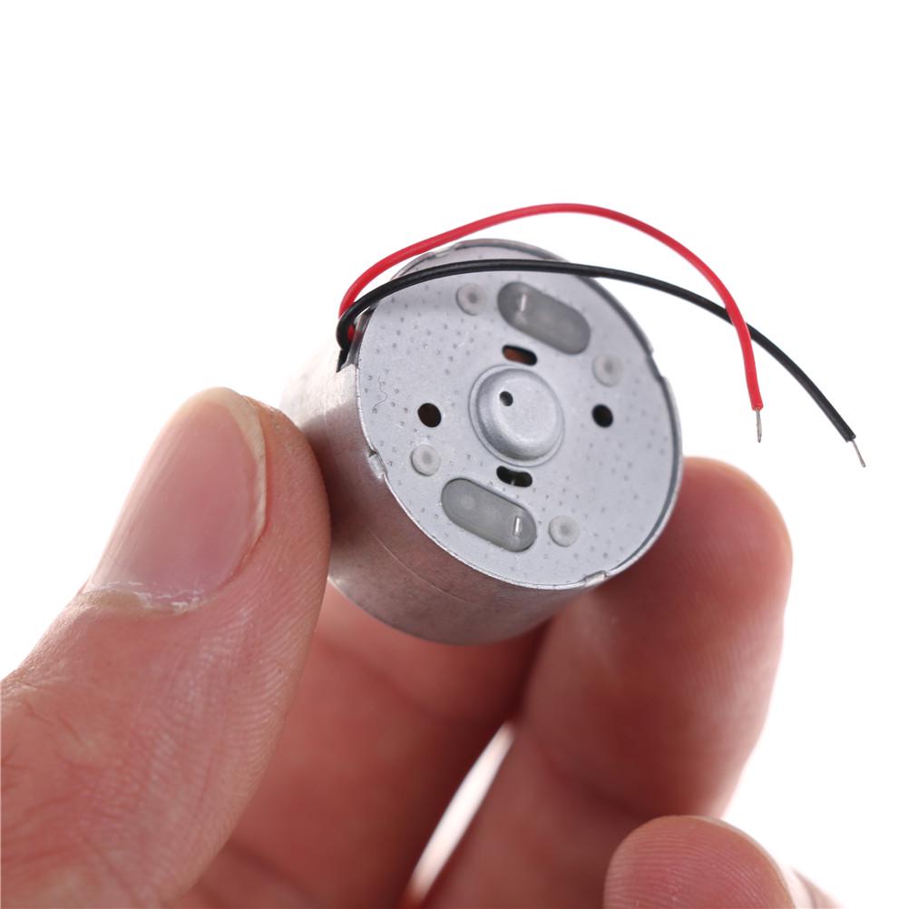 DC 1.5V 3V 5V 6V 6600Rpm Micro Rf-300C солнечный двигатель маленький круглый игрушечный двигатель