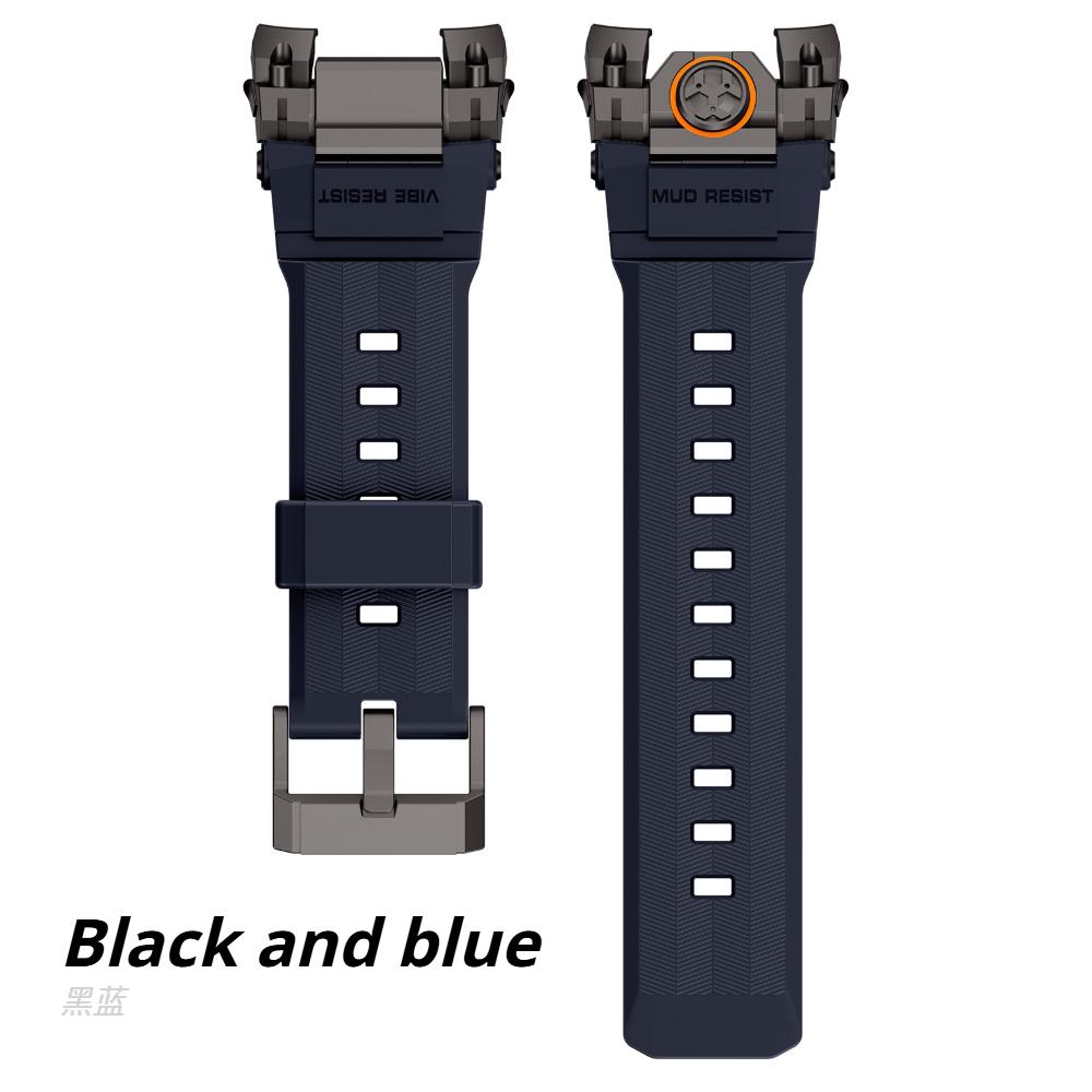 Роскошный Ремешок из Каучука для Apple Watch Band Ultra 3 49мм Ремешок для iWatch Ultra 2 49мм Металлическое Соединение Силиконовое Кольцо Бронированный Браслет