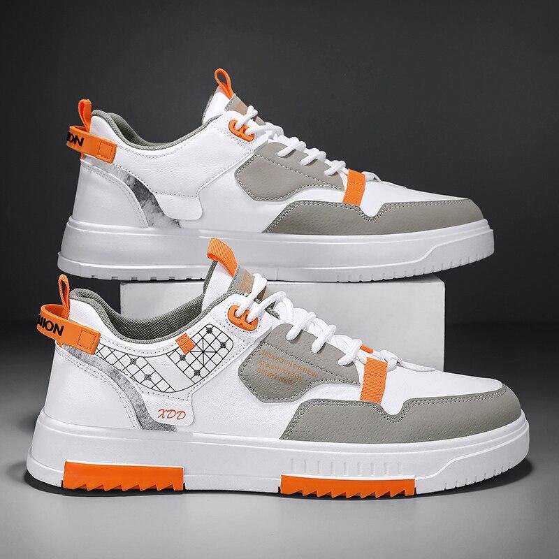 Fashion New Men's Casual Sports Shoes Soft Vulcanized Men's Shoes Men's Flat -match Versatile Casual Outdoor Outdoor Jogging Men's Shoes