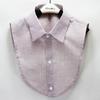 SHOWERSMILE Fake Collar Shirt Cotton Shirt Men Women Detachable Collar Male Lapel Fake False Collar Blue Clothing Accessories